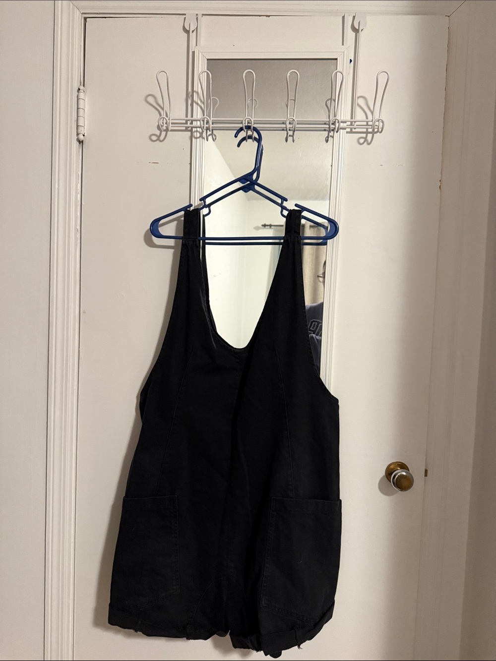 We The Free Black Scoop-Back Romper